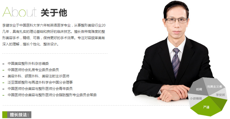 上海华美整形医院李健